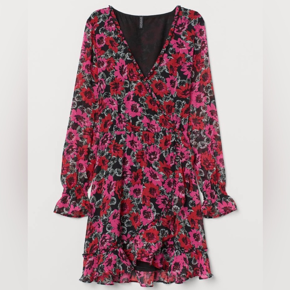 H&M, chiffon dress!